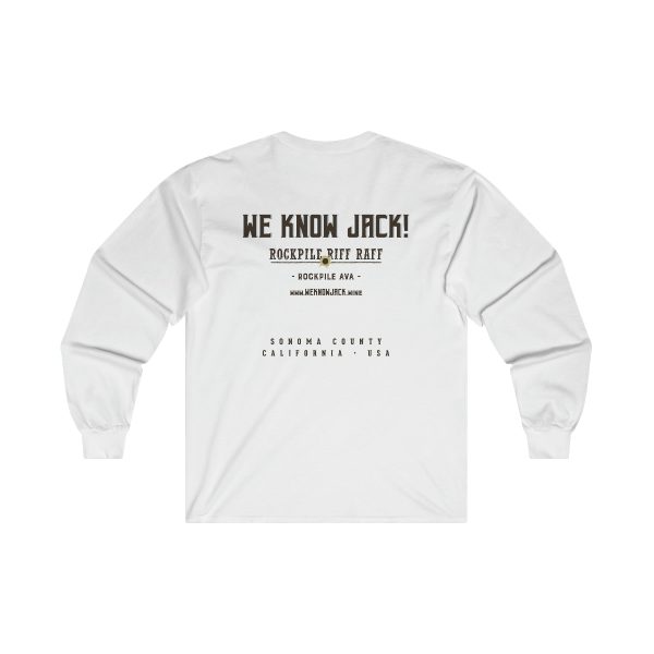 WE KNOW JACK! with Love the Wine You're With front; Ultra Cotton Long Sleeve Tee - Image 4