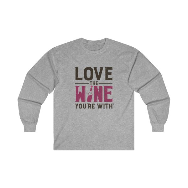 WE KNOW JACK! with Love the Wine You're With front; Ultra Cotton Long Sleeve Tee - Image 5