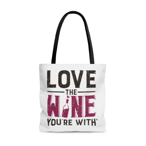 Tote Bag FRONT: LOVE THE WINE YOU'RE; FRONT: WKJ! - Image 10