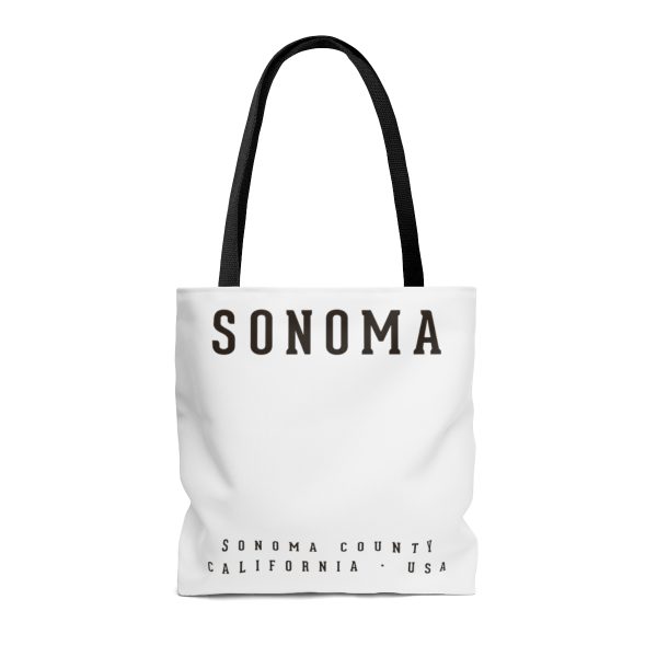 Tote Bag FRONT: LOVE THE WINE YOU'RE WITH BACK: SONOMA