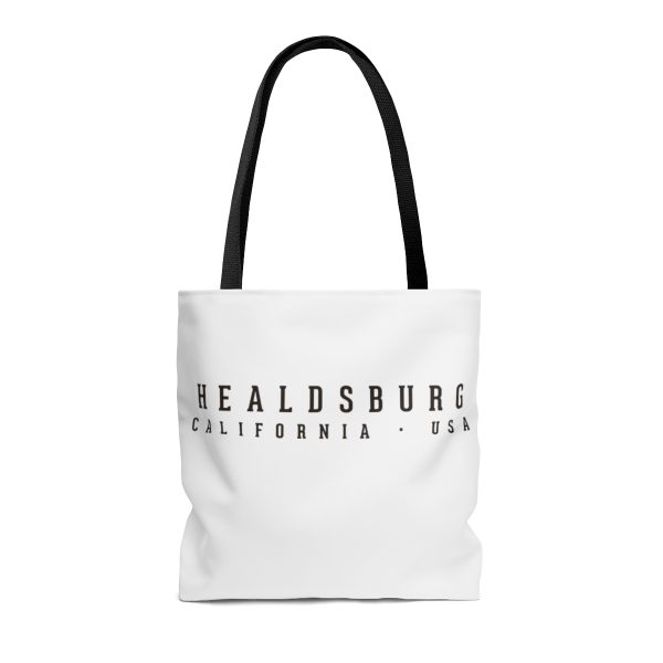 Tote Bag FRONT: LOVE THE WINE YOU'RE WITH; BACK: HEALDSBURG CA