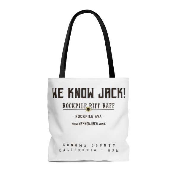 Tote Bag FRONT: LOVE THE WINE YOU'RE; FRONT: WKJ! - Image 2