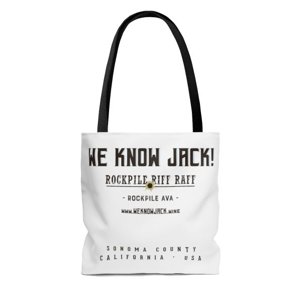 Tote Bag FRONT: LOVE THE WINE YOU'RE; FRONT: WKJ! - Image 6