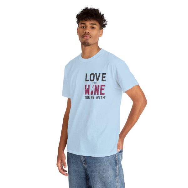 WE KNOW JACK! with Love the Wine You're With front; Unisex Heavy Cotton Tee; SKU 004 - Image 30