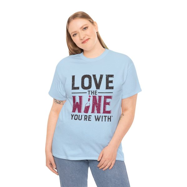 WE KNOW JACK! with LOVE THE WINE YOU'RE WITH; Unisex Heavy Cotton Tee; SKU 002 - Image 41