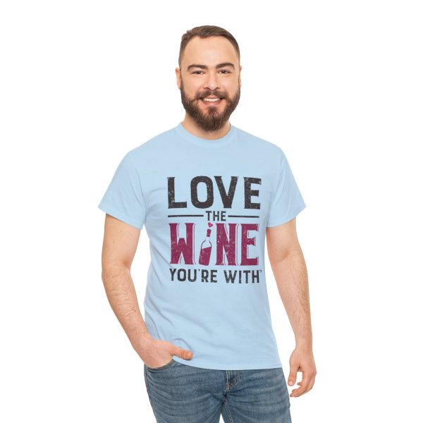 WE KNOW JACK! with LOVE THE WINE YOU'RE WITH; Unisex Heavy Cotton Tee; SKU 002 - Image 42