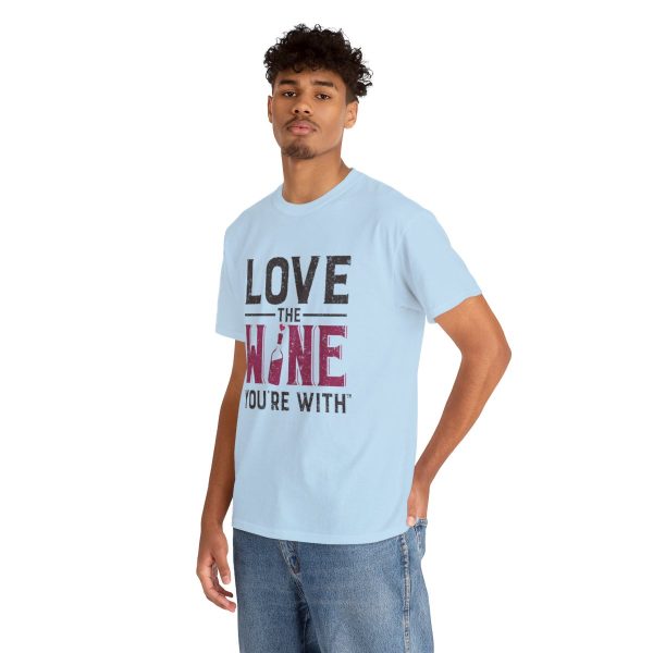 WE KNOW JACK! with LOVE THE WINE YOU'RE WITH; Unisex Heavy Cotton Tee; SKU 002 - Image 43