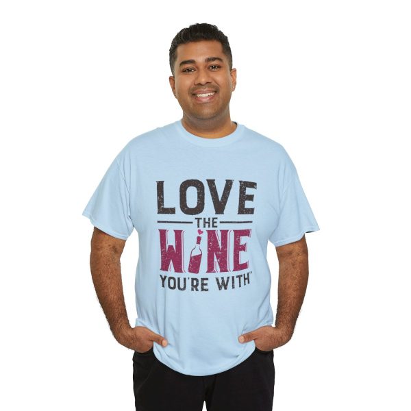 WE KNOW JACK! with LOVE THE WINE YOU'RE WITH; Unisex Heavy Cotton Tee; SKU 002 - Image 45