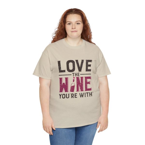 WE KNOW JACK! with LOVE THE WINE YOU'RE WITH; Unisex Heavy Cotton Tee; SKU 002 - Image 8