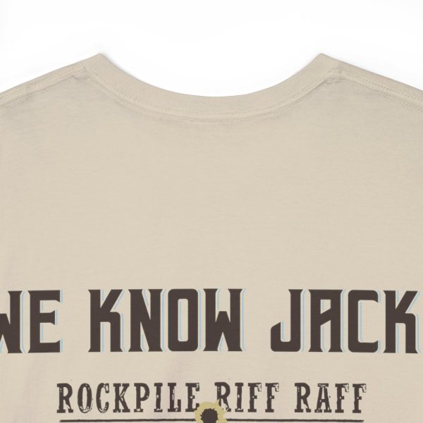 WE KNOW JACK! with LOVE THE WINE YOU'RE WITH; Unisex Heavy Cotton Tee; SKU 002 - Image 12