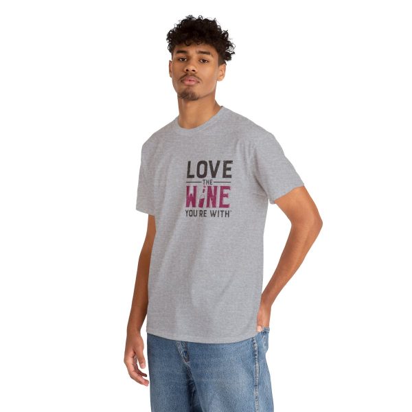 WE KNOW JACK! with Love the Wine You're With front; Unisex Heavy Cotton Tee; SKU 004 - Image 18