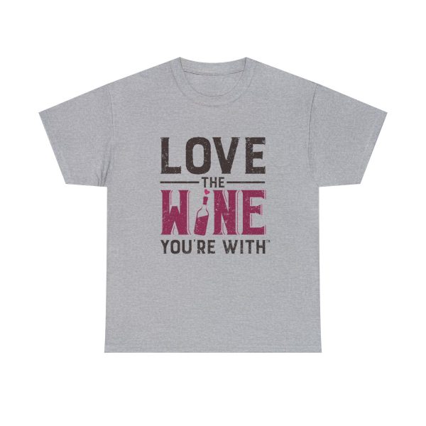 WE KNOW JACK! with LOVE THE WINE YOU'RE WITH; Unisex Heavy Cotton Tee; SKU 002 - Image 26