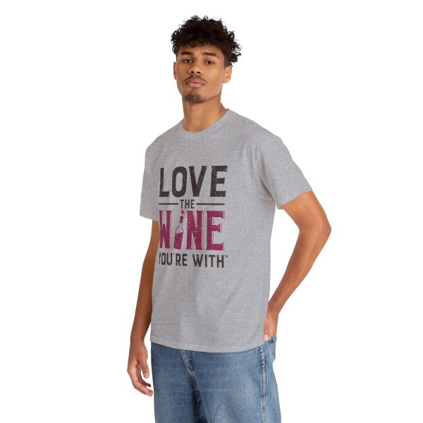 WE KNOW JACK! with LOVE THE WINE YOU'RE WITH; Unisex Heavy Cotton Tee; SKU 002 - Image 31