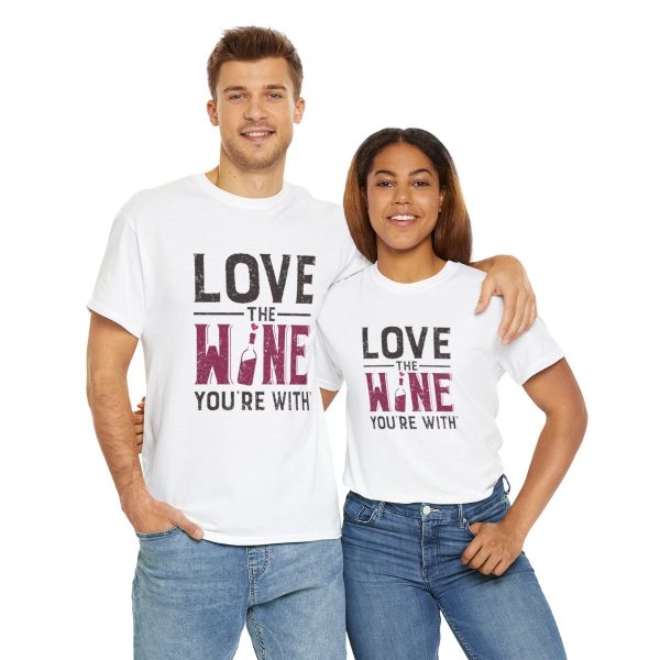 WE KNOW JACK! with LOVE THE WINE YOU'RE WITH; Unisex Heavy Cotton Tee; SKU 002 - Image 13