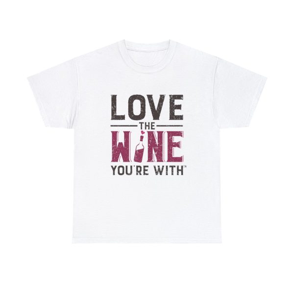 WE KNOW JACK! with LOVE THE WINE YOU'RE WITH; Unisex Heavy Cotton Tee; SKU 002 - Image 14