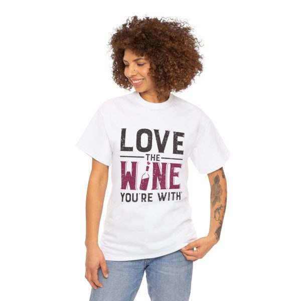 WE KNOW JACK! with LOVE THE WINE YOU'RE WITH; Unisex Heavy Cotton Tee; SKU 002 - Image 16