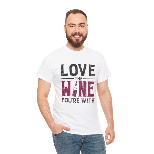 WE KNOW JACK! with LOVE THE WINE YOU'RE WITH; Unisex Heavy Cotton Tee; SKU 002 - Image 18