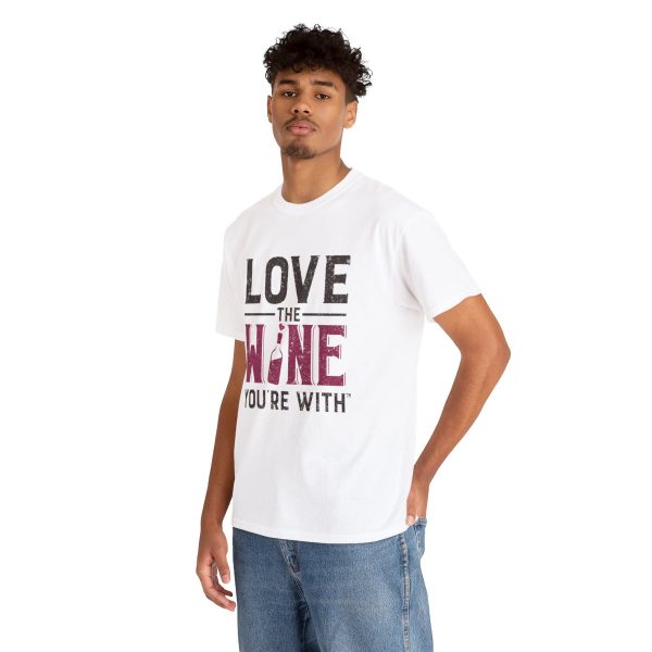 WE KNOW JACK! with LOVE THE WINE YOU'RE WITH; Unisex Heavy Cotton Tee; SKU 002 - Image 19