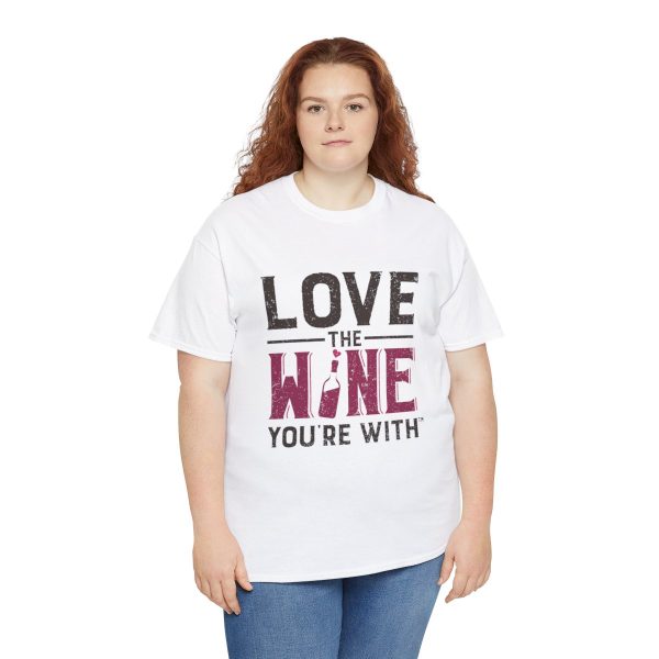 WE KNOW JACK! with LOVE THE WINE YOU'RE WITH; Unisex Heavy Cotton Tee; SKU 002 - Image 20