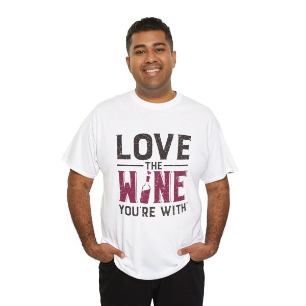 WE KNOW JACK! with LOVE THE WINE YOU'RE WITH; Unisex Heavy Cotton Tee; SKU 002 - Image 21