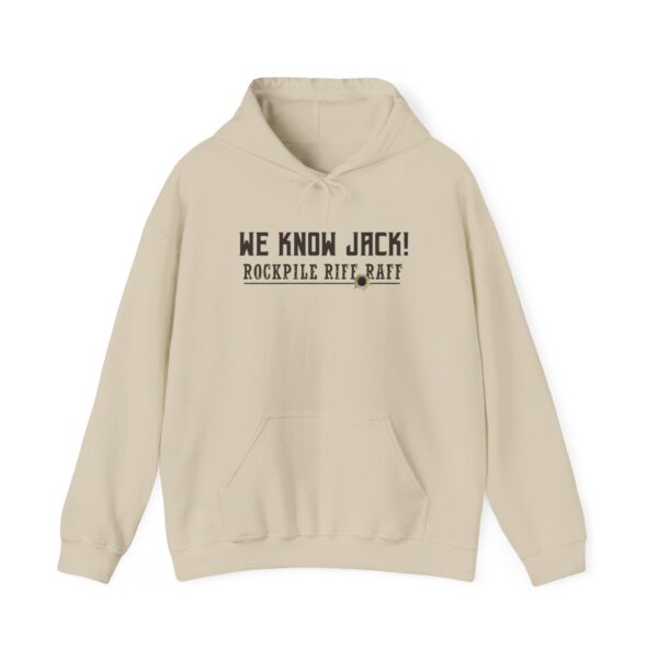 Unisex Heavy Blend Hoodie - 'We Know Jack!' Rockpile Riff Raff Design - Image 9