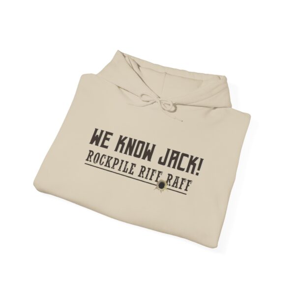 Unisex Heavy Blend Hoodie - 'We Know Jack!' Rockpile Riff Raff Design - Image 12