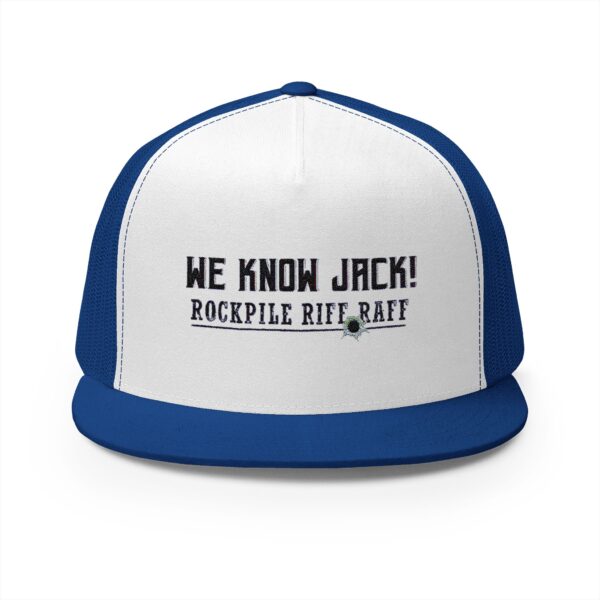 We Know Jack! Embroidered 5 Panel Trucker Cap - Fun Summer Hat for Festivals & Outdoor Events - Image 11