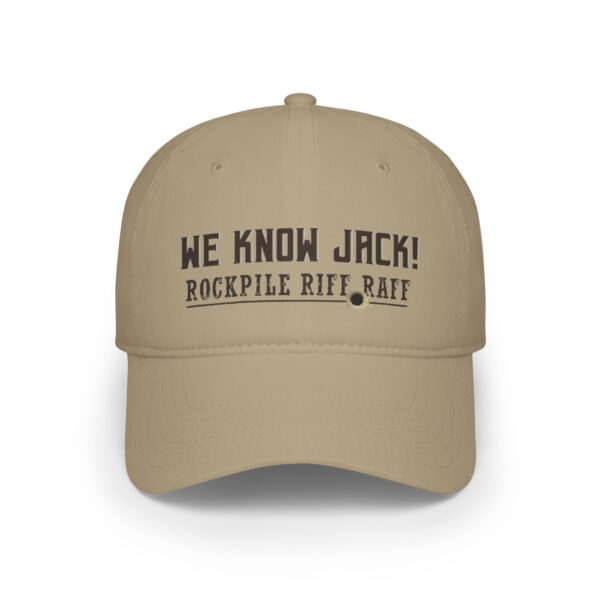 We Know Jack! Low Profile Baseball Cap - Casual Headwear for Fans - Image 3