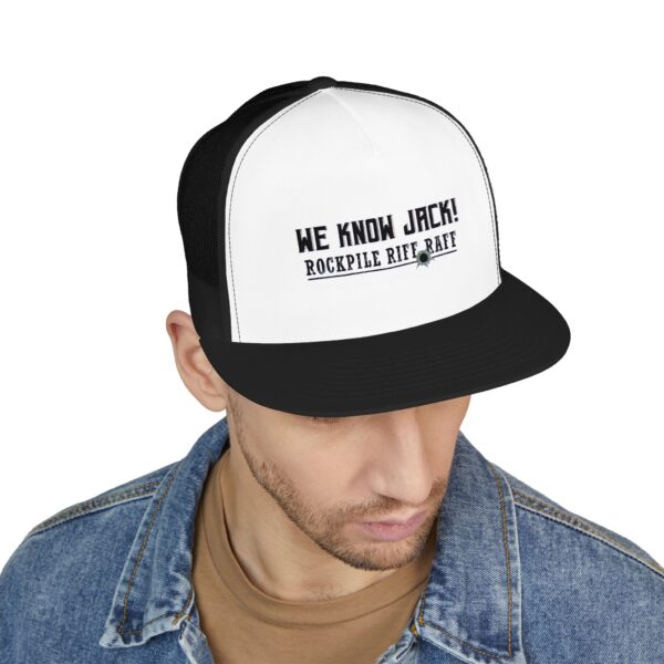 We Know Jack! Embroidered 5 Panel Trucker Cap - Fun Summer Hat for Festivals & Outdoor Events - Image 21