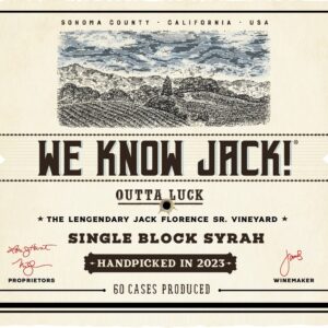 We Know Jack! '23 ROCKPILE OUTTA LUCK SYRAH